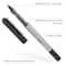 Arteza® 0.7mm Fine Tip Black Roller Ball Pens, 20ct.
